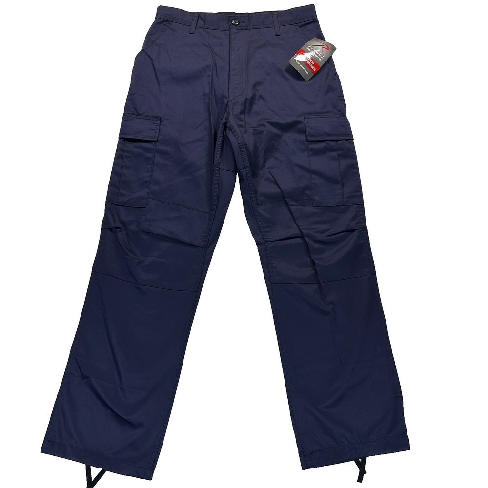 Rothco BDU Cargo Pants Navy Blue Medium Regular NWT Tactical Military 31-35x31